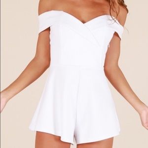 🆕 Showpo White Romper / Playsuit